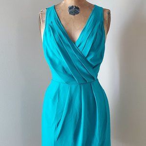 TOBI Teal Tulip Skirt Dress Racerback Cocktail